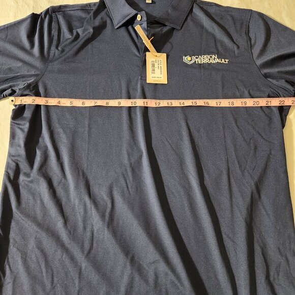 Peter Millar Men's Size L Blue Summer Comfort Crown Sport Sun Protection Shirt - Picture 10 of 13